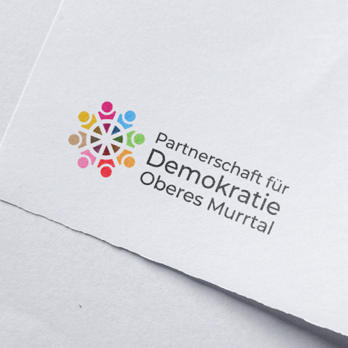  Logo für das Projekt Partnerschaft für Demokratie Oberes Murrtal