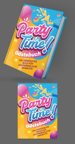  Buch-Cover für Partygästebuch