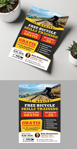 Flyer für Bikeshop